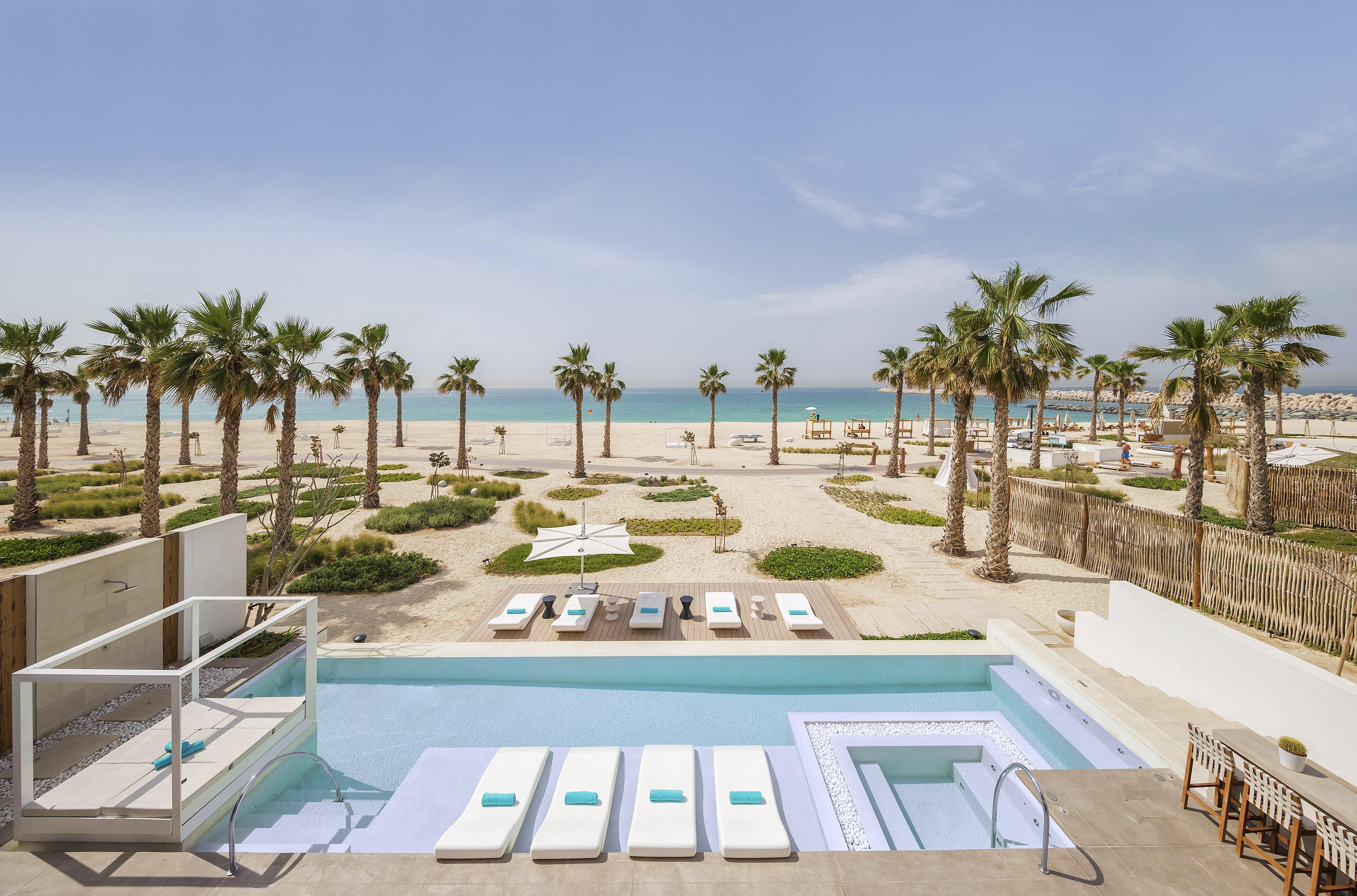 Nikki Beach Resort & Spa Dubaj Zewnętrze zdjęcie Beach at the hotel