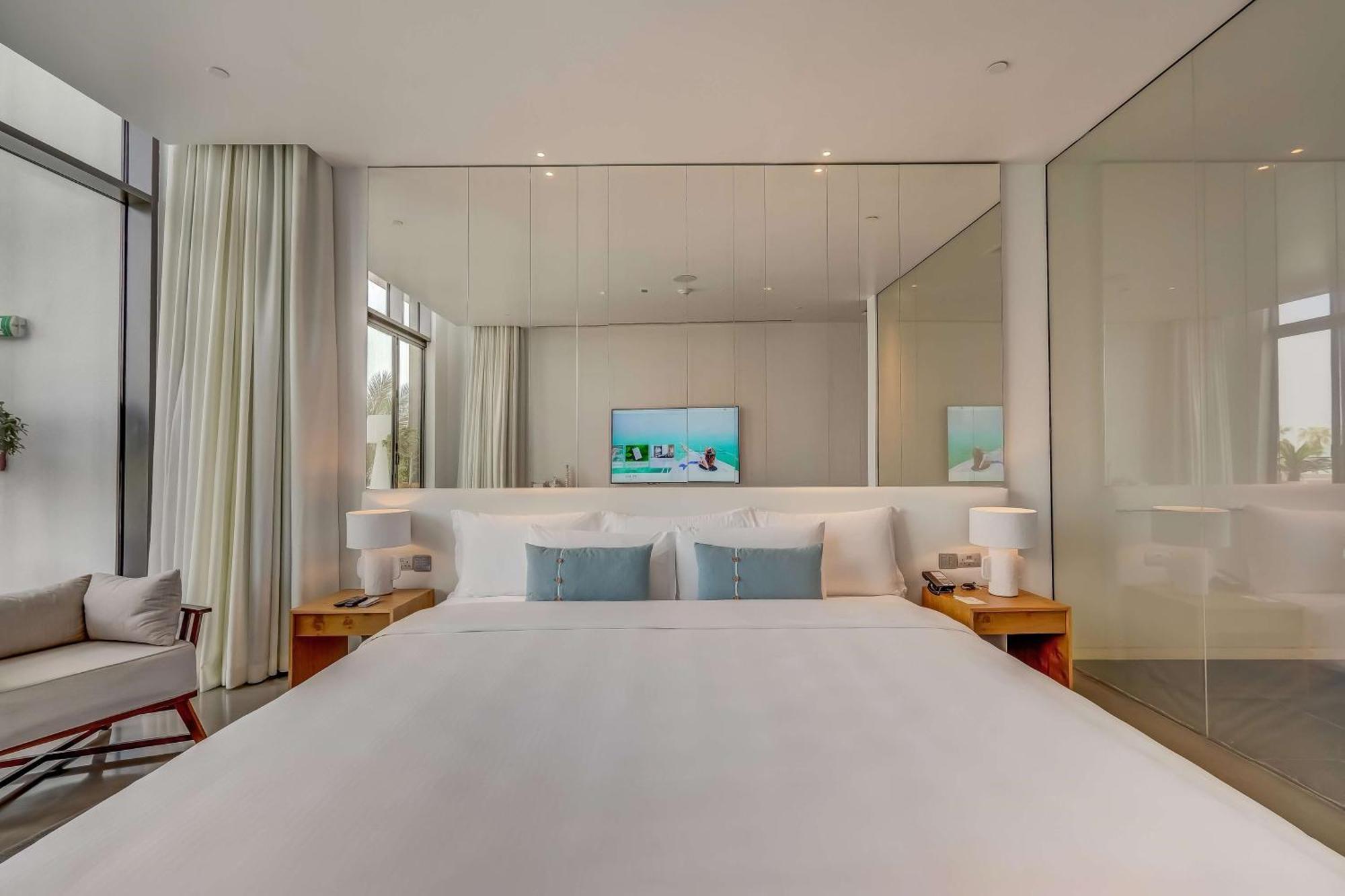 Nikki Beach Resort & Spa Dubaj Zewnętrze zdjęcie A bedroom at the hotel